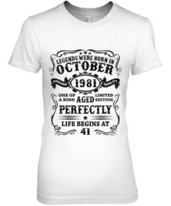 Legends Were Born In October 1981 41St Birthday Gifts 1 Legends Were Born In October 1981 41St Birthday Gifts 2