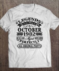 Legends Were Born In October 1982 41 Years Old Gift For Men 1