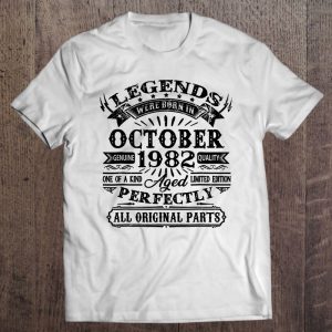 Legends Were Born In October 1982 41 Years Old Gift For Men