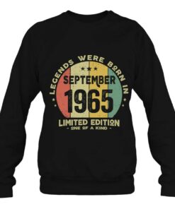 Legends Were Born In September 1965 Vintage 58Th Birthday 4