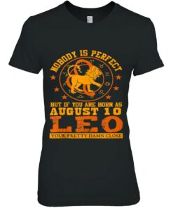 Leo Zodiac Sign August 10 Funny Woman Man Lion Birthday 2