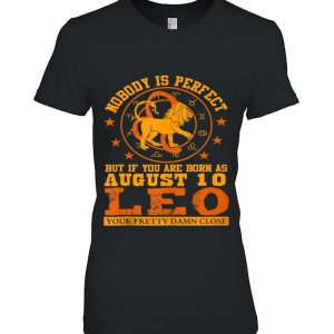 Leo Zodiac Sign August 10 Funny Woman Man Lion Birthday 2