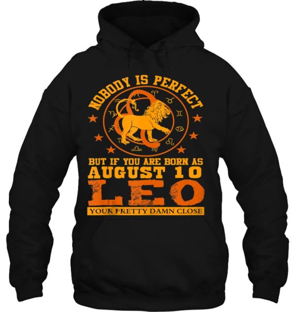 Leo Zodiac Sign August 10 Funny Woman Man Lion Birthday