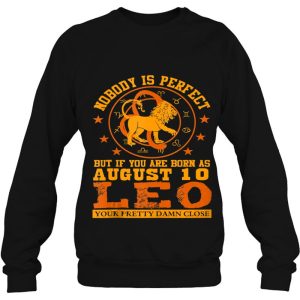 Leo Zodiac Sign August 10 Funny Woman Man Lion Birthday 4