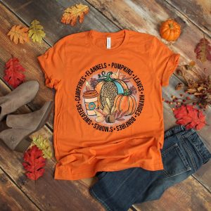 Leopard Fall Vibes Thanksgiving T-Shirt