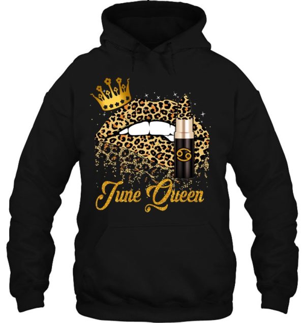 Leopard Lips June Queen Birthday Cancer Gifts Women