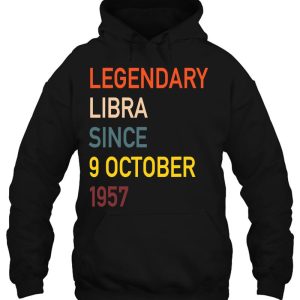 Libra Legend Since 9 October 1957 Vintage Retro Birthday 3