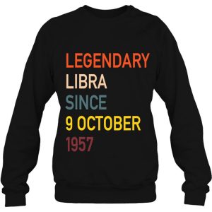 Libra Legend Since 9 October 1957 Vintage Retro Birthday 4