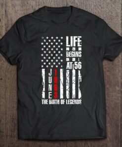 Life Begins At 60 June 1963 American Flag 60Th Birthday 1