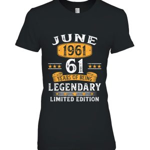 Made In 1961 61 Years Old Gift June 1961 61St Birthday Gifts