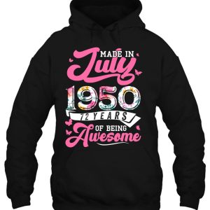 Made In July 1950 Floral 73 Years Old 73Rd Birthday Women 3