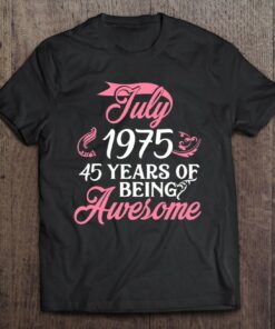 Made In July 1975 Birthday 48 Years Of Being Awesome 1