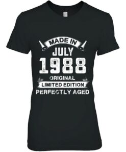 Made In July 1988 34Th Birthday Tee For 34 Years Old 1 Made In July 1988 34Th Birthday Tee For 34 Years Old 2