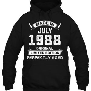 Made In July 1988 34Th Birthday Tee For 34 Years Old 3