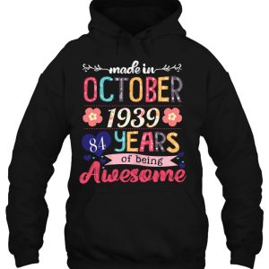 Made In October 1939 84 Years Being Awesome 84Th Birthday 3