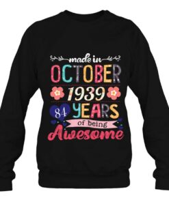 Made In October 1939 84 Years Being Awesome 84Th Birthday 3 Made In October 1939 84 Years Being Awesome 84Th Birthday 4