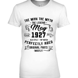 Man Myth Legend May 1927 95Th Birthday Gift 95 Years Old