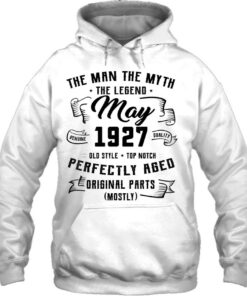 Man Myth Legend May 1927 95Th Birthday Gift 95 Years Old 3