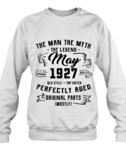 Man Myth Legend May 1927 95Th Birthday Gift 95 Years Old 4