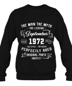 Man Myth Legend September 1972 50Th Birthday Gift 50 Years 3