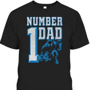 Marvel Black Panther Number 1 Dad Father’s Day T-Shirt