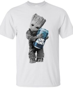 Marvel Groot Loves Bud Light T Shirt 1