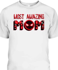 Marvel Mothers Day T Shirt Spider Man Most Amazing Mom 1