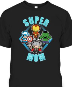 Marvel Mothers Day T Shirt Super Mom Gift 1