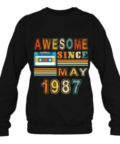 May 1987 36 Years Old 36Th Birthday Cassette Tape Gift 4