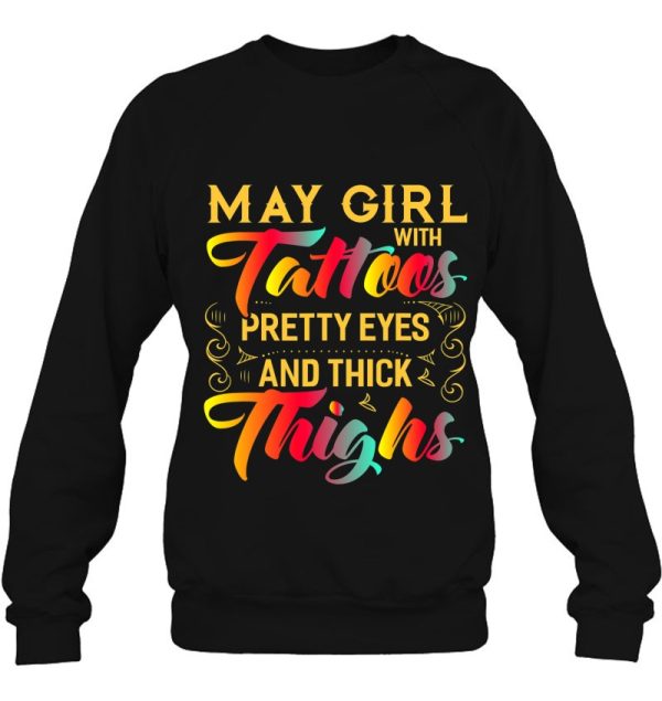 May Girl Tattoos Pretty Eye Thick Thighs Tattoo