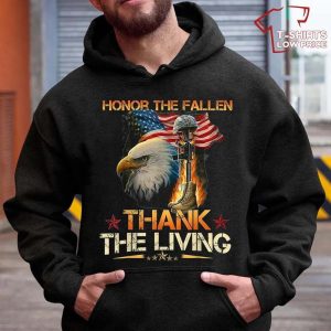 Memorial Day Honor The Fallen Thank The Living Veterans Day T-Shirt