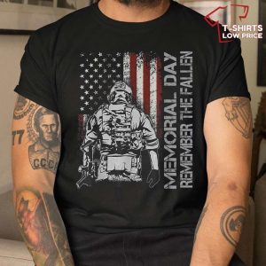 Memorial Day Remember The Fallen Veteran Military Vintage T-Shirt