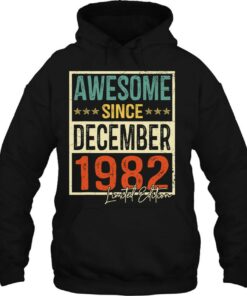Men 40Th Birthday Gift Awesome December 1982 Limited Edition 3