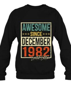 Men 40Th Birthday Gift Awesome December 1982 Limited Edition 4