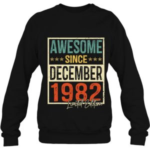 Men 40Th Birthday Gift Awesome December 1982 Limited Edition 4