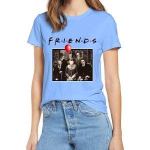 Michael Myers Halloween Friends Jason Horror Scary Movies T-Shirt