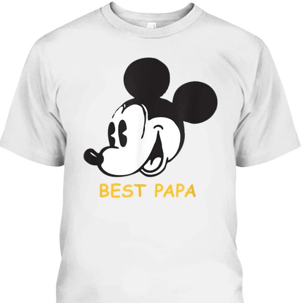 Mickey Father’s Day T-Shirt Best Papa Gift For Disney Lovers