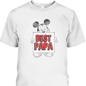 Mickey Mouse Best Papa Father’s Day T-Shirt Gift For Disney Lovers