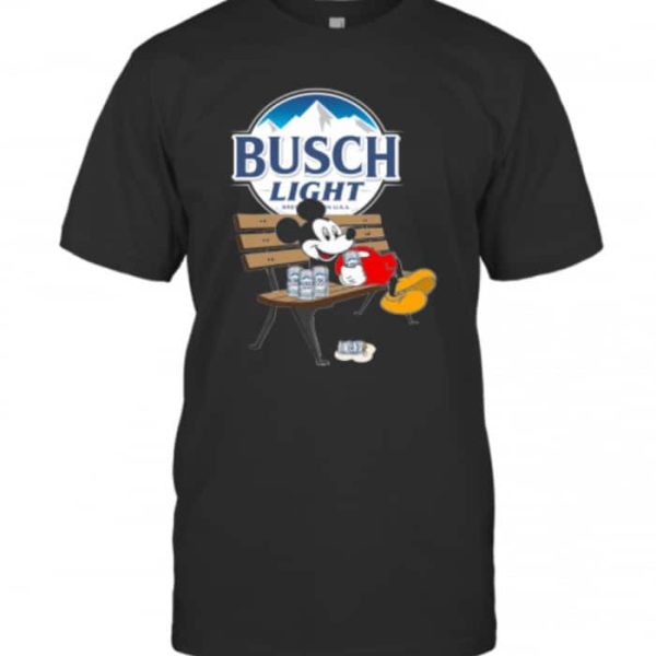 Mickey Mouse Disney Loves Busch Light T-Shirt
