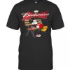 Mickey Mouse Loves Budweiser Beer T-Shirt