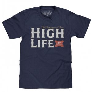 Miller High Life Logo T-Shirt The Champion Of Beers