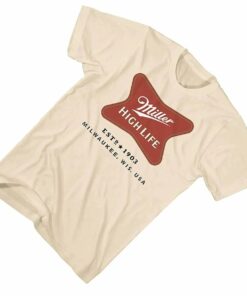 Miller High Life T-Shirt Beer Logo 2 Miller High Life T Shirt Beer Logo 3