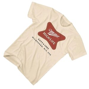 Miller High Life T Shirt Beer Logo 3