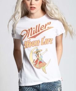 Miller High Life T Shirt Girl Sitting On The Moon 1
