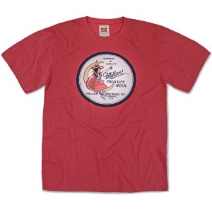 Miller High Life T-Shirt Girl in The Moon Superior In Quality