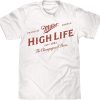 Miller High Life T-Shirt Premium Brewed The Champagne Of Beers
