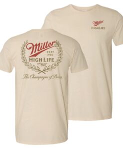 Miller High Life T Shirt The Champagne Of Beers 1