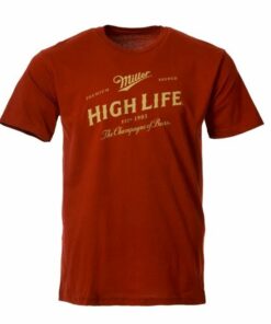 Miller High Life T Shirt The Champagne Of Beers Premium Brew 1