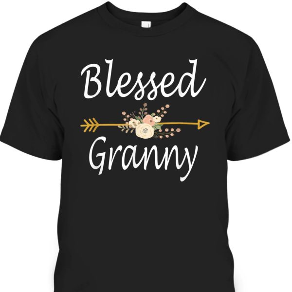 Mother’s Day T-Shirt Blessed Granny Gift For Mom Grandma