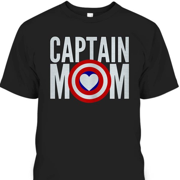 Mother’s Day T-Shirt Captain Mom Superhero
